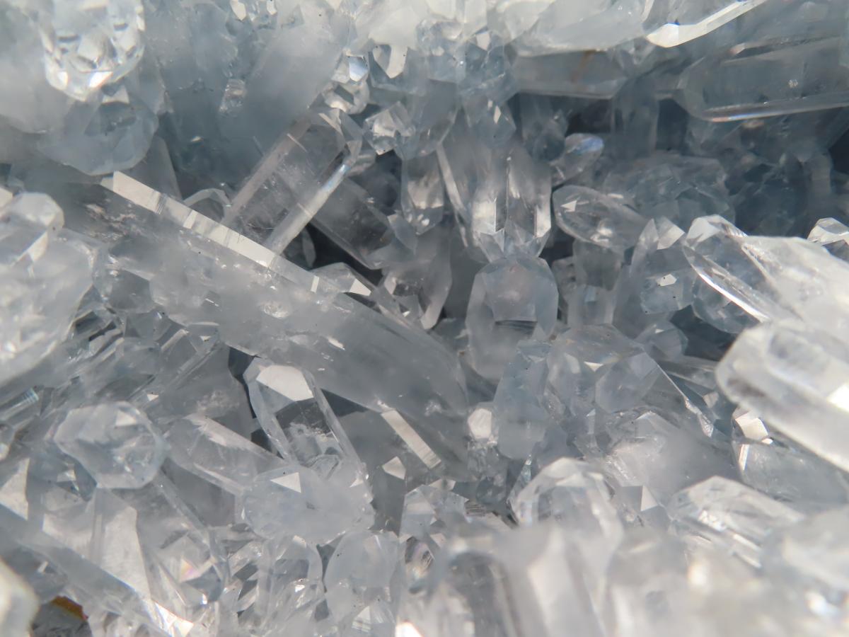 Natural Acicular Crystal Blue Celestite x 1 From Sakoany, Madagascar