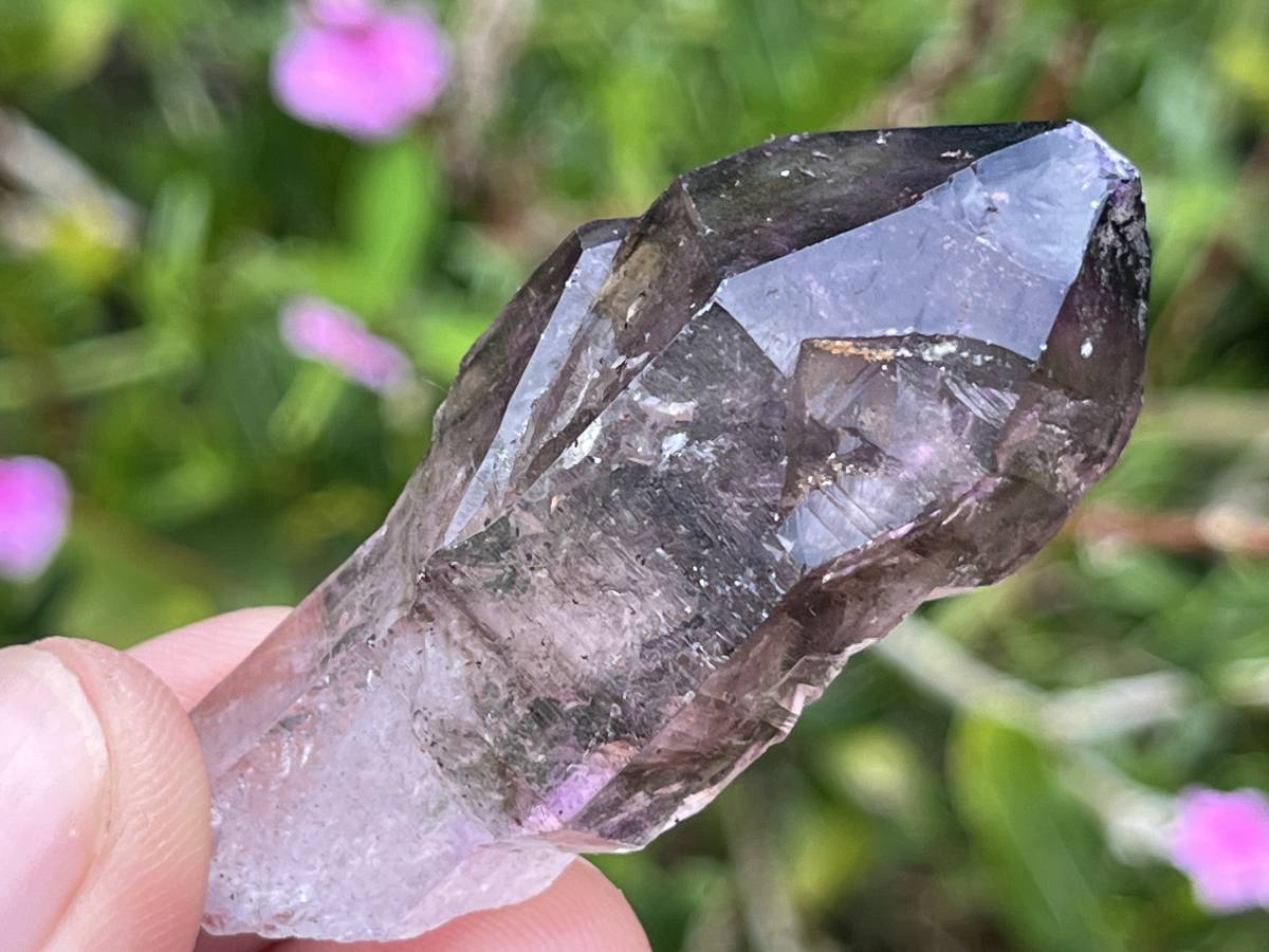 Natural Smokey Amethyst Window Sceptre x 1 From Brandberg, Namibia