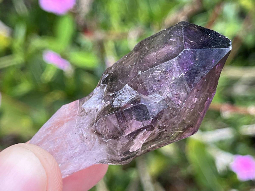 Natural Smokey Amethyst Window Sceptre x 1 From Brandberg, Namibia