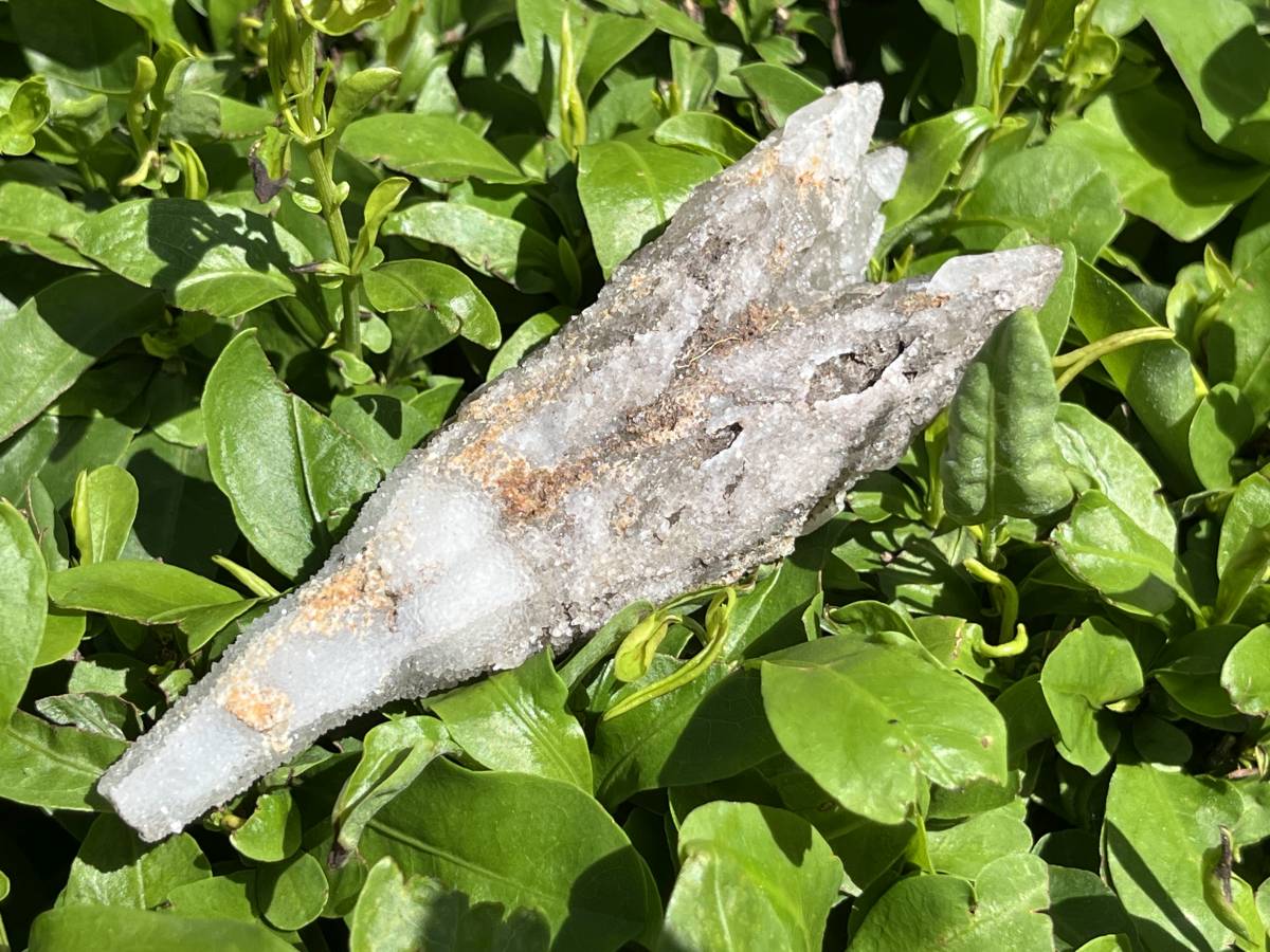 Natural Fluorescent Triple Terminated Spearhead Calcite x 1 From Albert's Mountain, Lesotho