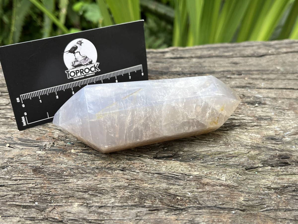 Polished Double Terminated Girasol Crystal x 1 From Ambatondrazaka, Madagascar