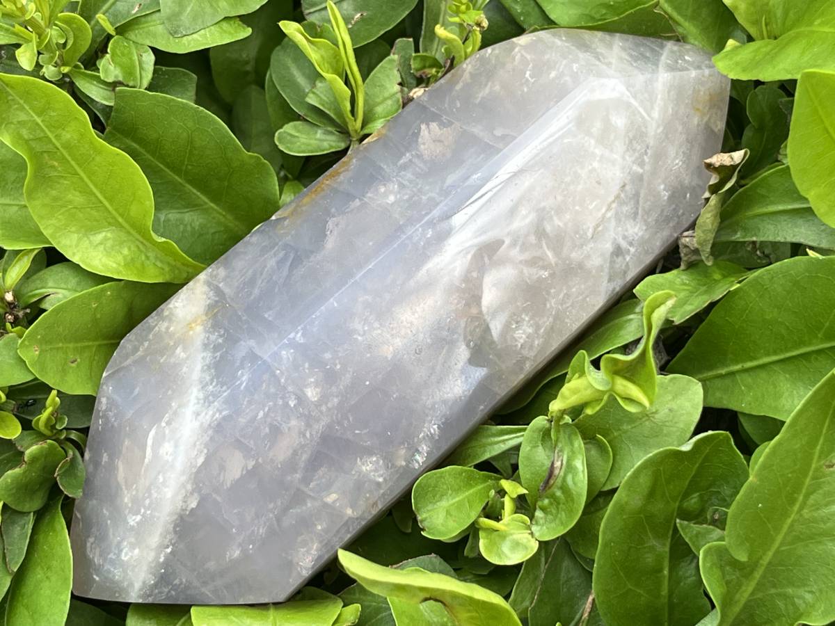 Polished Double Terminated Girasol Crystal x 1 From Ambatondrazaka, Madagascar