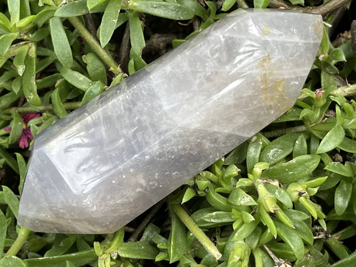 Polished Double Terminated Girasol Crystal x 1 From Ambatondrazaka, Madagascar