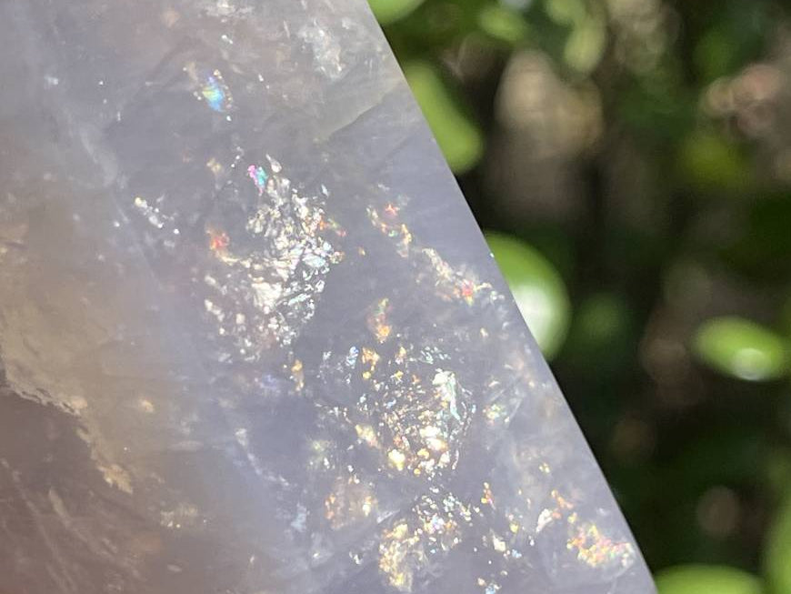 Polished Double Terminated Girasol Crystal x 1 From Ambatondrazaka, Madagascar