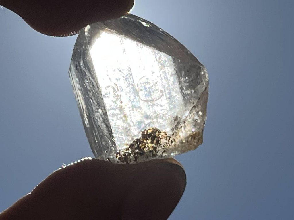 Natural Pair Of Silver Topaz Crystals x 1 From Erongo, Namibia