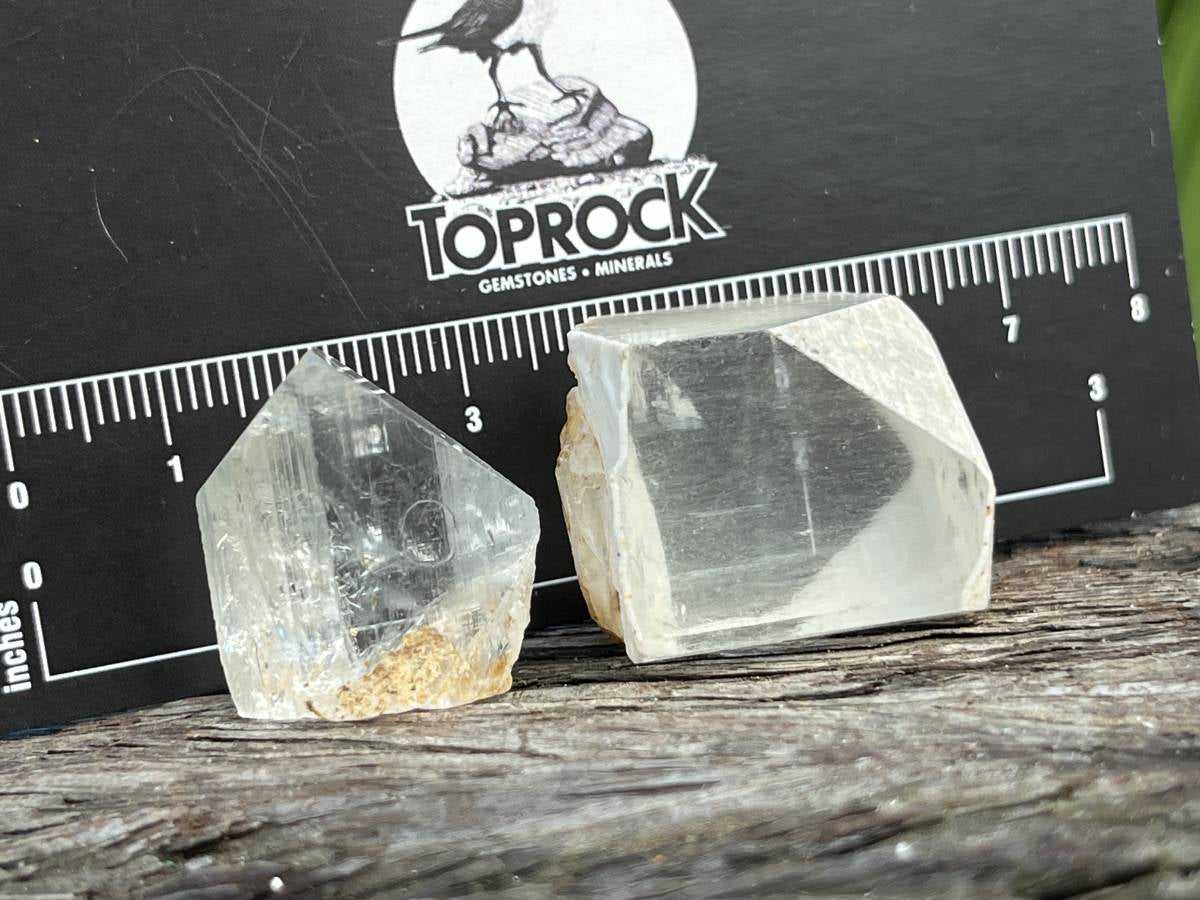 Natural Pair Of Silver Topaz Crystals x 1 From Erongo, Namibia