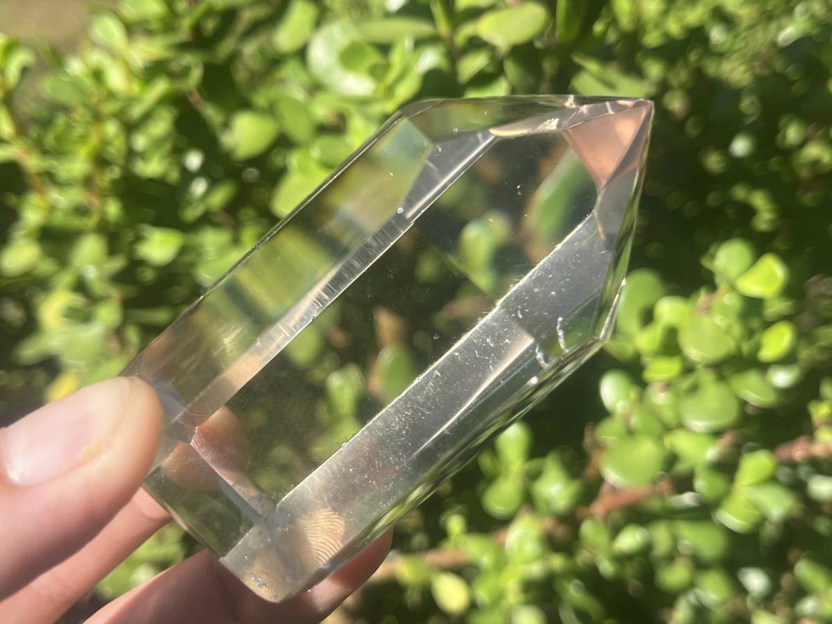 Polished Dazzling Bright Optic Quartz Crystal x 1 From Madagascar