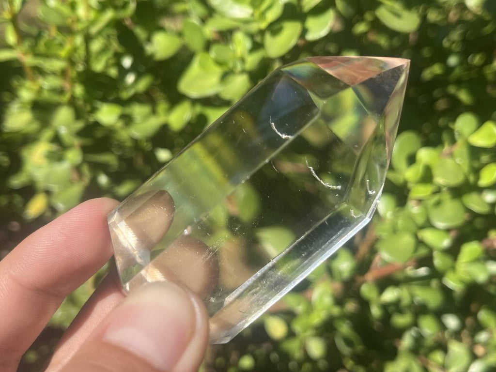 Polished Dazzling Bright Optic Quartz Crystal x 1 From Madagascar