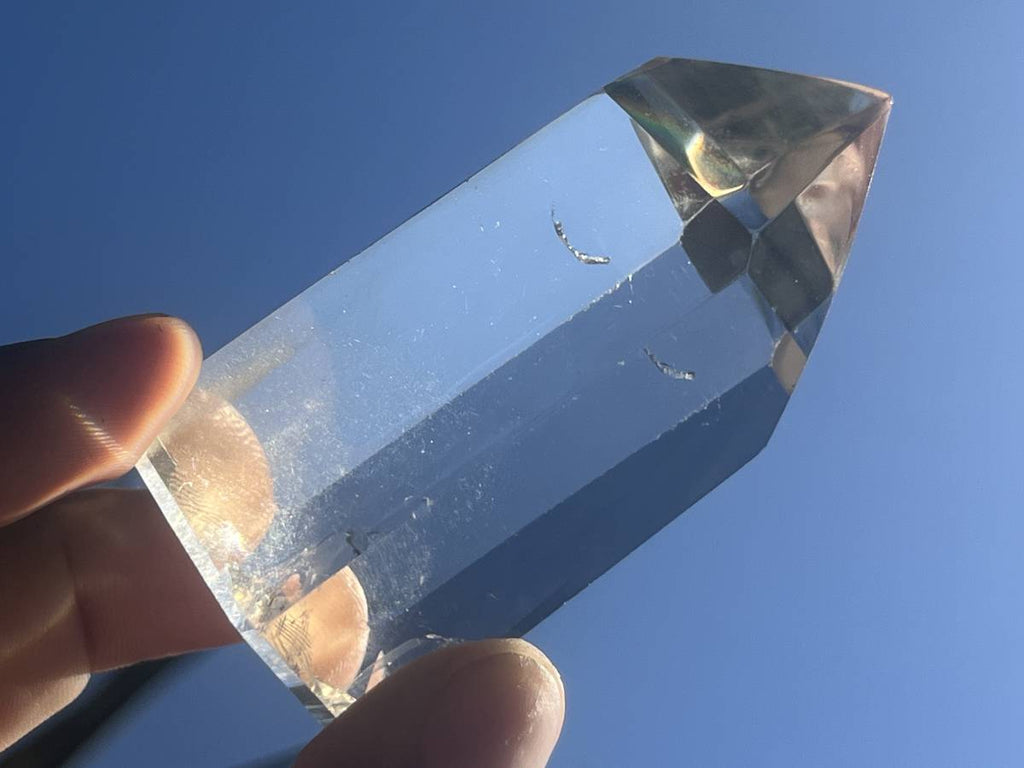 Polished Dazzling Bright Optic Quartz Crystal x 1 From Madagascar