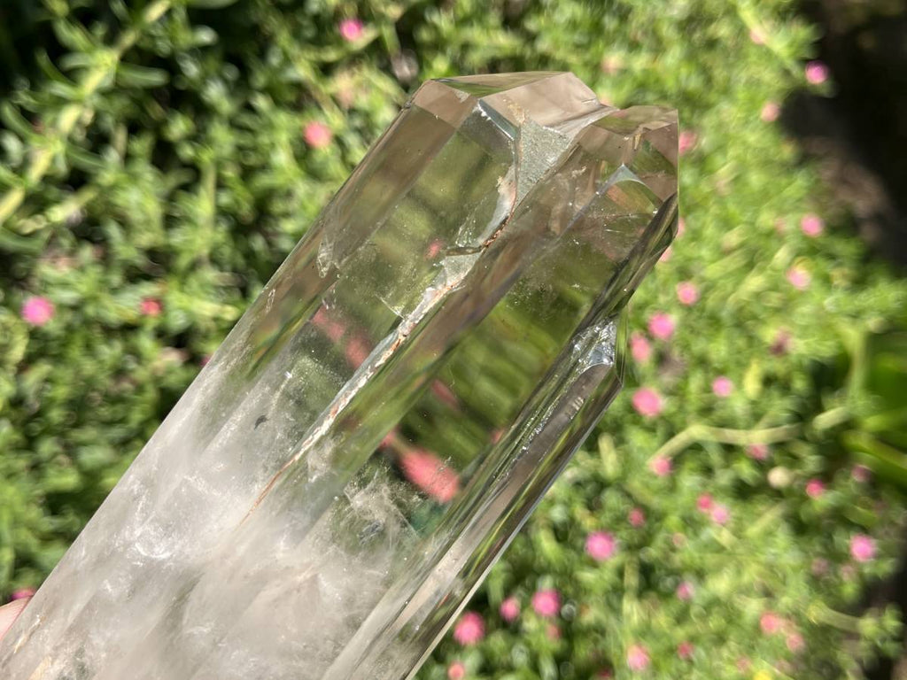 Polished Triplet Optic Smokey Quartz Crystal x 1 From Anzojorabe, Madagascar