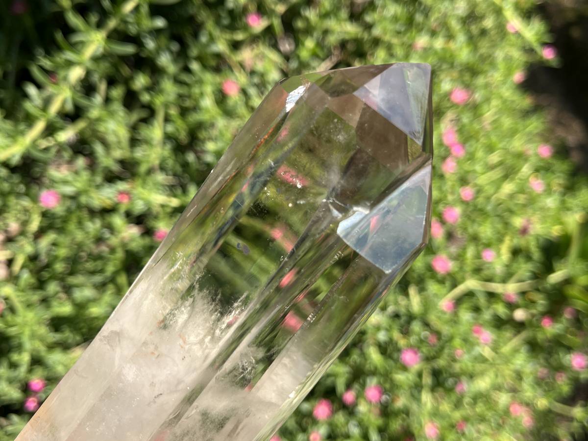 Polished Triplet Optic Smokey Quartz Crystal x 1 From Anzojorabe, Madagascar