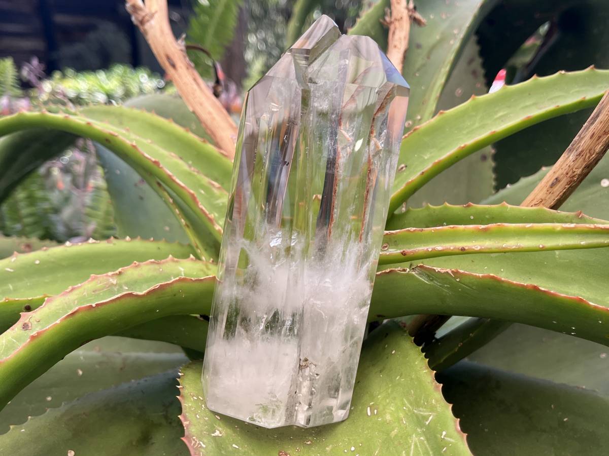 Polished Triplet Optic Smokey Quartz Crystal x 1 From Anzojorabe, Madagascar