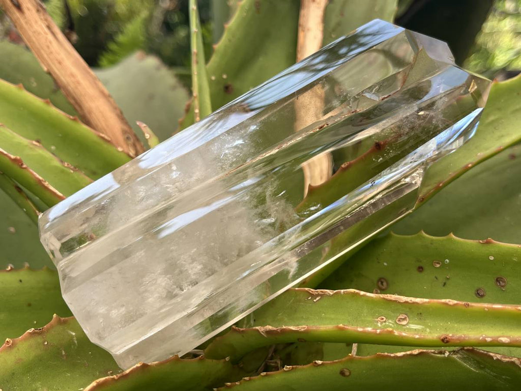 Polished Triplet Optic Smokey Quartz Crystal x 1 From Anzojorabe, Madagascar