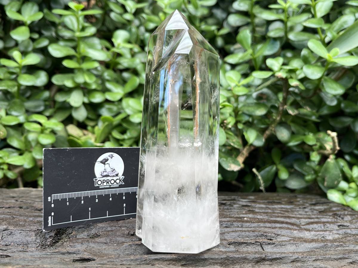 Polished Triplet Optic Smokey Quartz Crystal x 1 From Anzojorabe, Madagascar