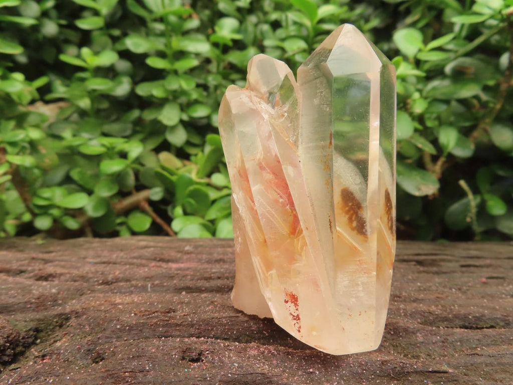 Polished Clear Quintuple Quartz Cluster x 1 From Madagascar
