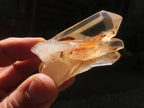 Polished Clear Quintuple Quartz Cluster x 1 From Madagascar