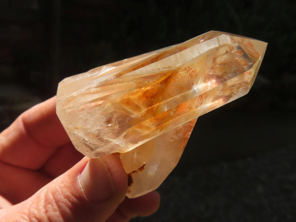 Polished Clear Quintuple Quartz Cluster x 1 From Madagascar