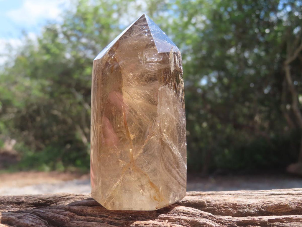 Polished Smokey Quartz Crystal x 1 From Madagascar