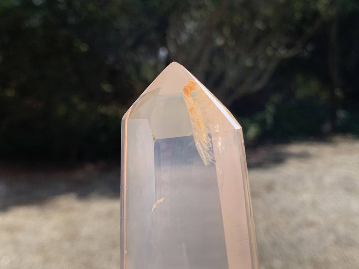 Polished A Grade Clear Girasol Quartz Crystal x 1 From Ambatondrazaka, Madagascar