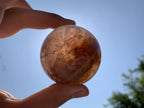 Polished Star Hematoid Girasol Crystal Sphere x 1 From Madagascar