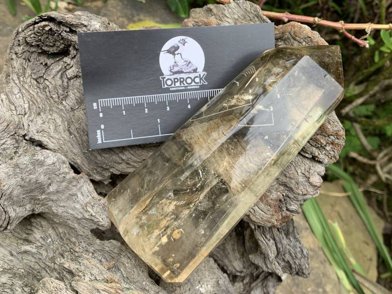 Polished Clear Citrine Crystal x 1 From Madagascar
