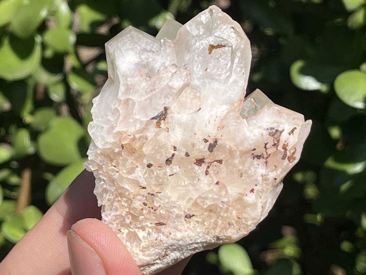 Natural Hollandite Star Cascading Quartz Cluster x 1 From Ambositra, Madagascar