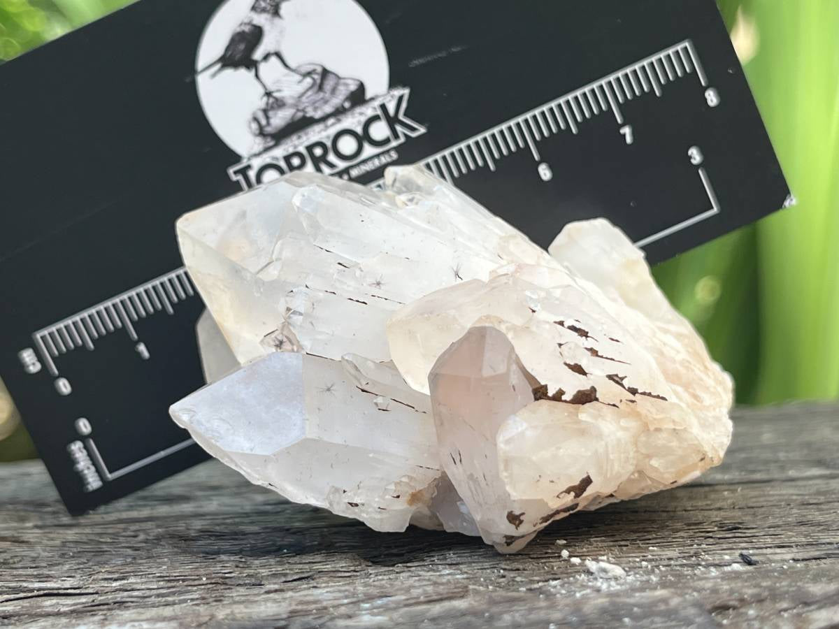 Natural Hollandite Star Cascading Quartz Cluster x 1 From Ambositra, Madagascar