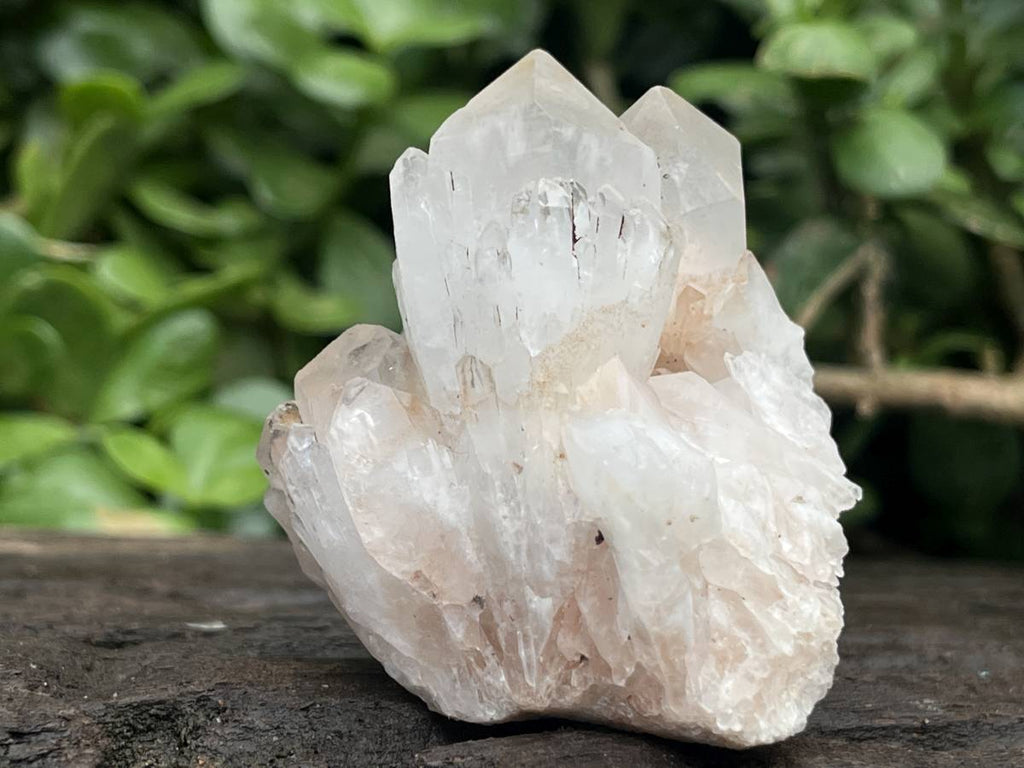 Natural Hollandite Star Cascading Quartz Cluster x 1 From Ambositra, Madagascar