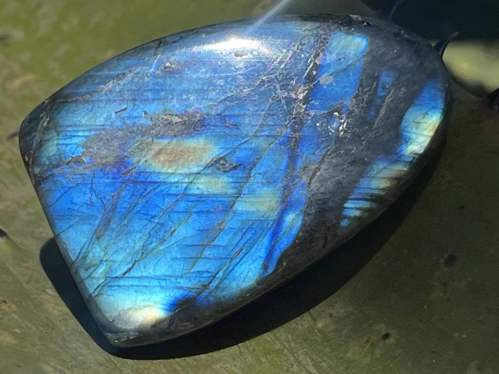Polished Blue Flash Labradorite Standing Free Form x 1 From Tulear, Madagascar