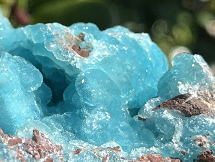Natural Rare Drusy Hemimorphite On Dolomite Specimen x 1 From Lupoto Mine, Congo