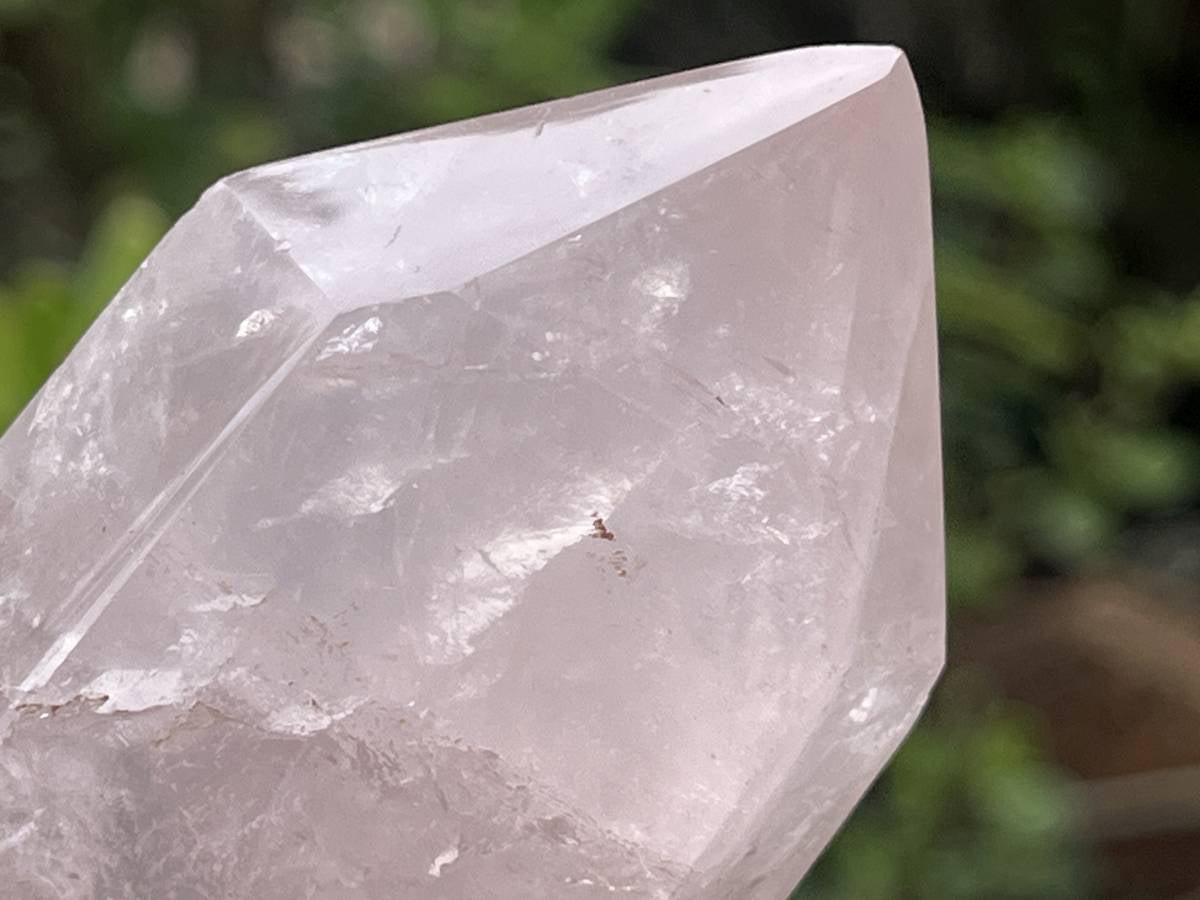 Polished Double Terminated Gemmy Rose Quartz Crystal x 1 From Ambatondrazaka, Madagascar