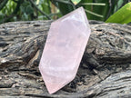 Polished Double Terminated Gemmy Rose Quartz Crystal x 1 From Ambatondrazaka, Madagascar
