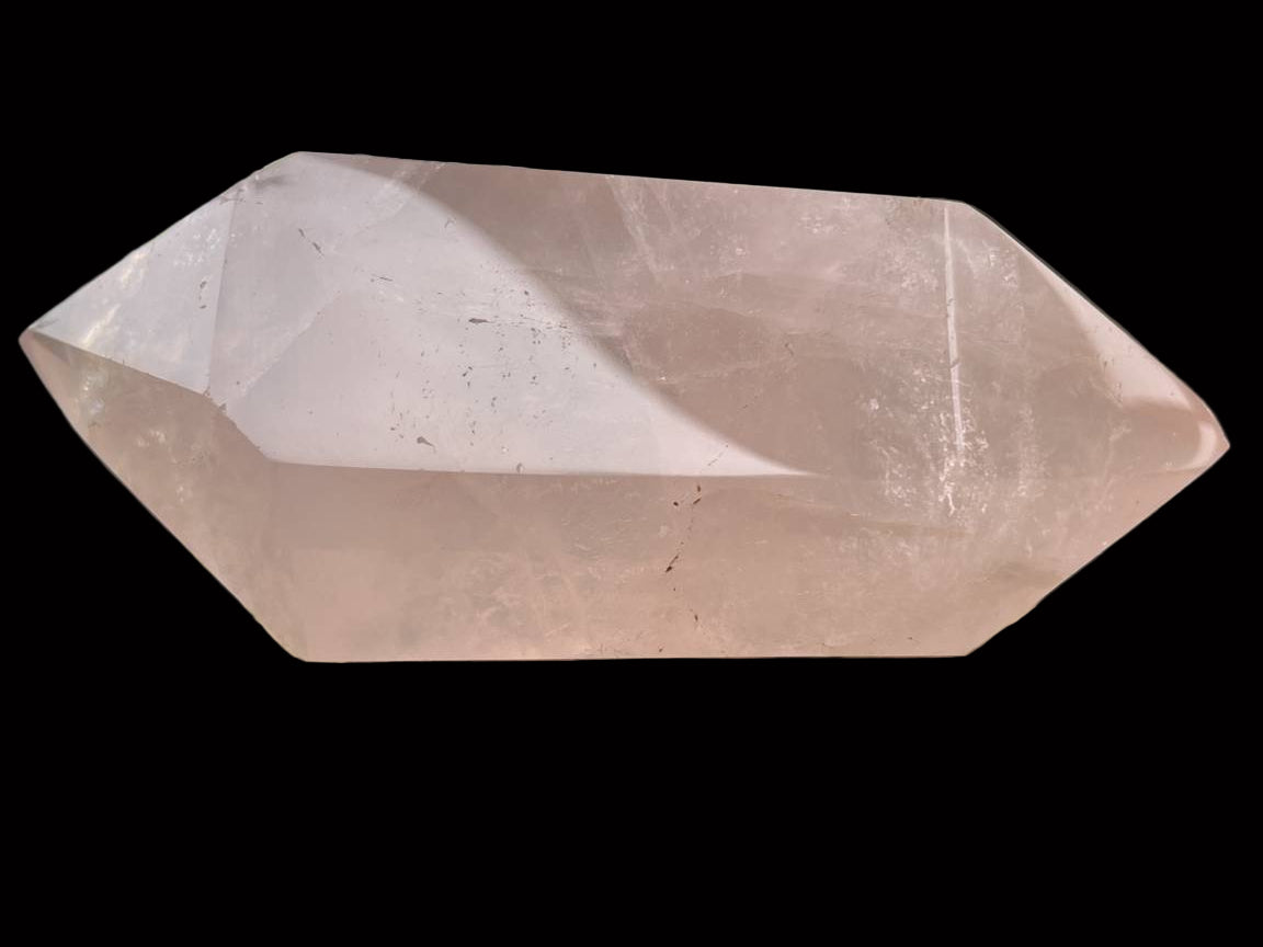 Polished Double Terminated Gemmy Rose Quartz Crystal x 1 From Ambatondrazaka, Madagascar