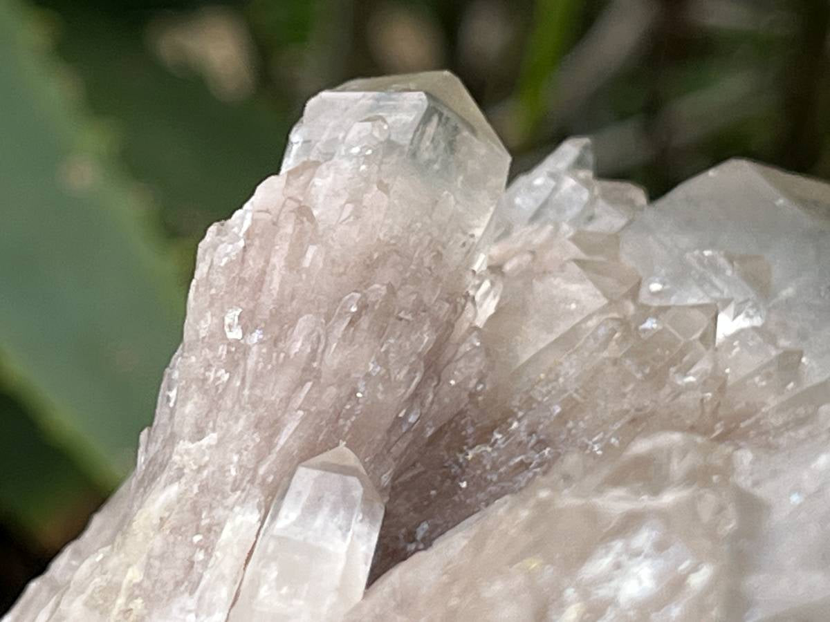 Natural Cascading White Phantom  Clear Quartz Cluster x 1 From Luena, Congo