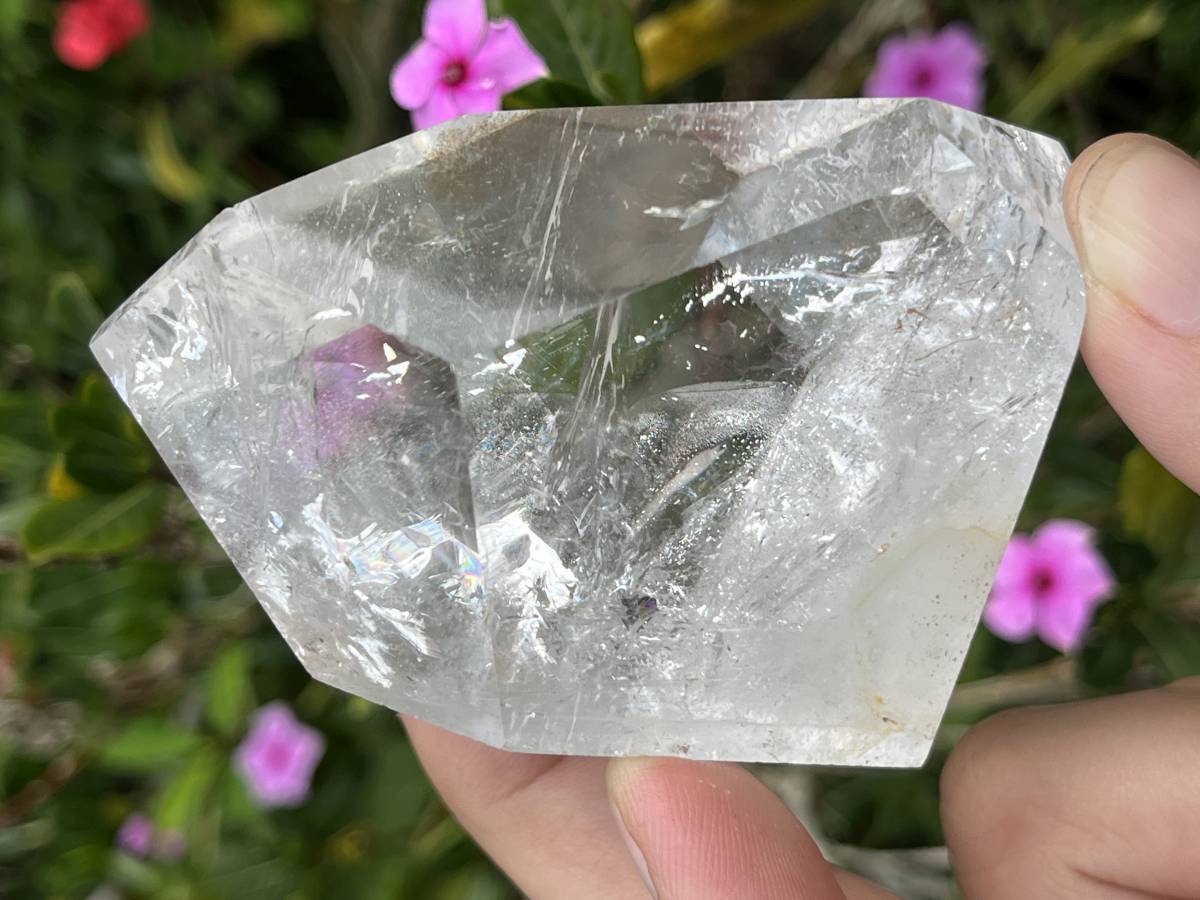 Polished Clear Quartz Crystal x 1 From Madagascar