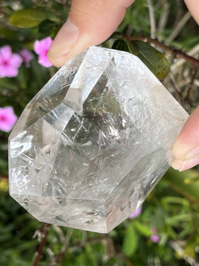Polished Clear Quartz Crystal x 1 From Madagascar