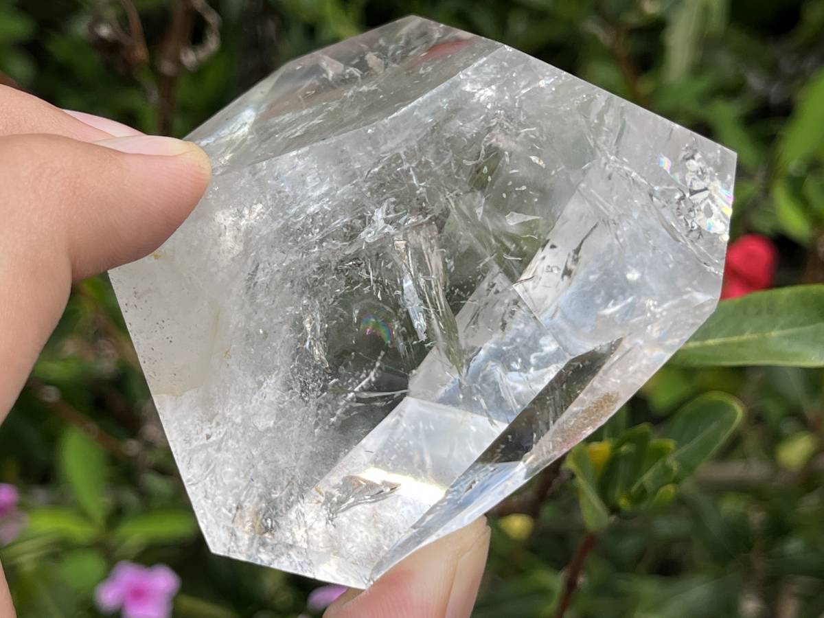 Polished Clear Quartz Crystal x 1 From Madagascar