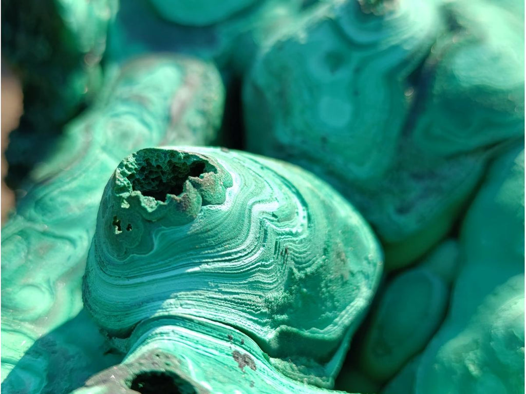 Natural XXXL Museum Malachite Stalactite Formation x 1 From Kolwezi, Congo