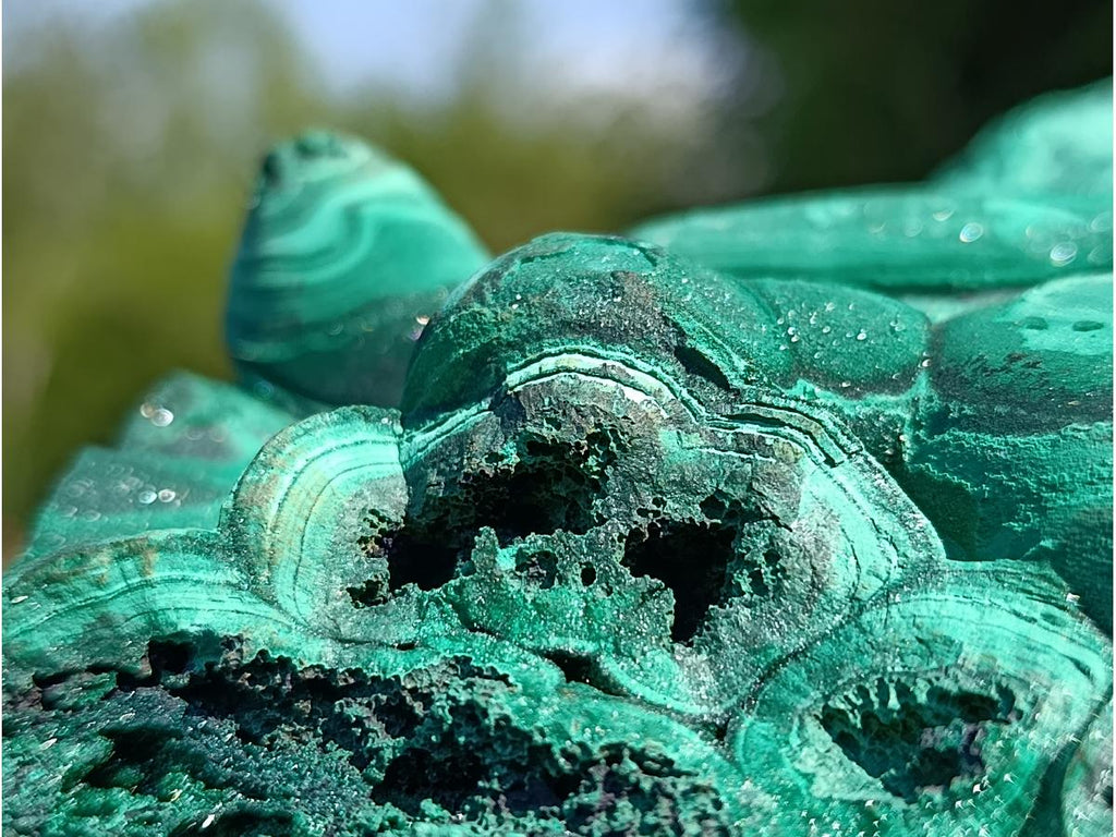 Natural XXXL Museum Malachite Stalactite Formation x 1 From Kolwezi, Congo