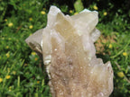 Natural XL Spearhead Calcite And Drusy Quartz Pseudomorph x 1 From Albert's Mountain, Lesotho