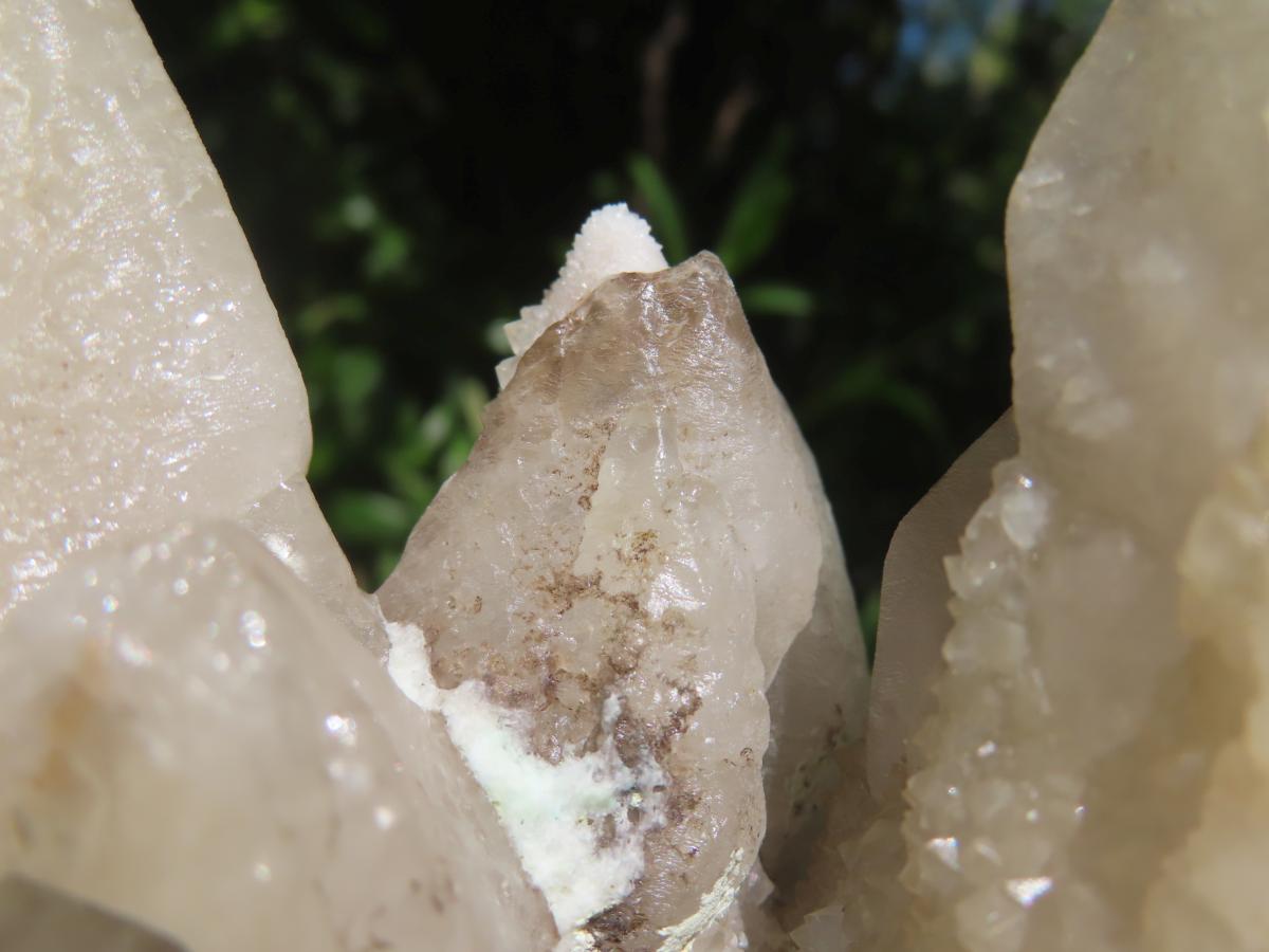 Natural XL Spearhead Calcite And Drusy Quartz Pseudomorph x 1 From Albert's Mountain, Lesotho