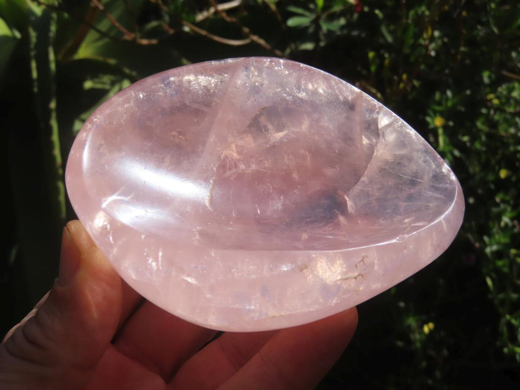 Polished Gemmy Rose Quartz Bowl x 1 From Ambatondrazaka, Madagascar