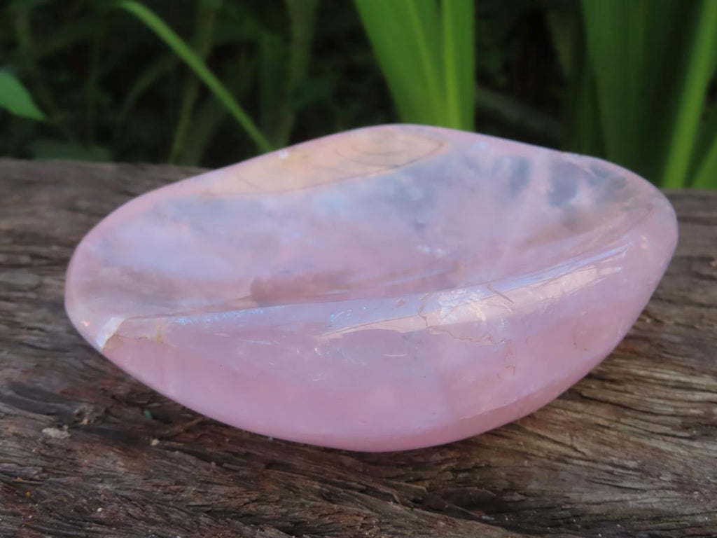 Polished Gemmy Rose Quartz Bowl x 1 From Ambatondrazaka, Madagascar