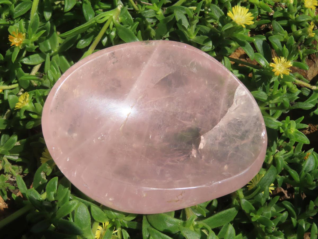 Polished Gemmy Rose Quartz Bowl x 1 From Ambatondrazaka, Madagascar