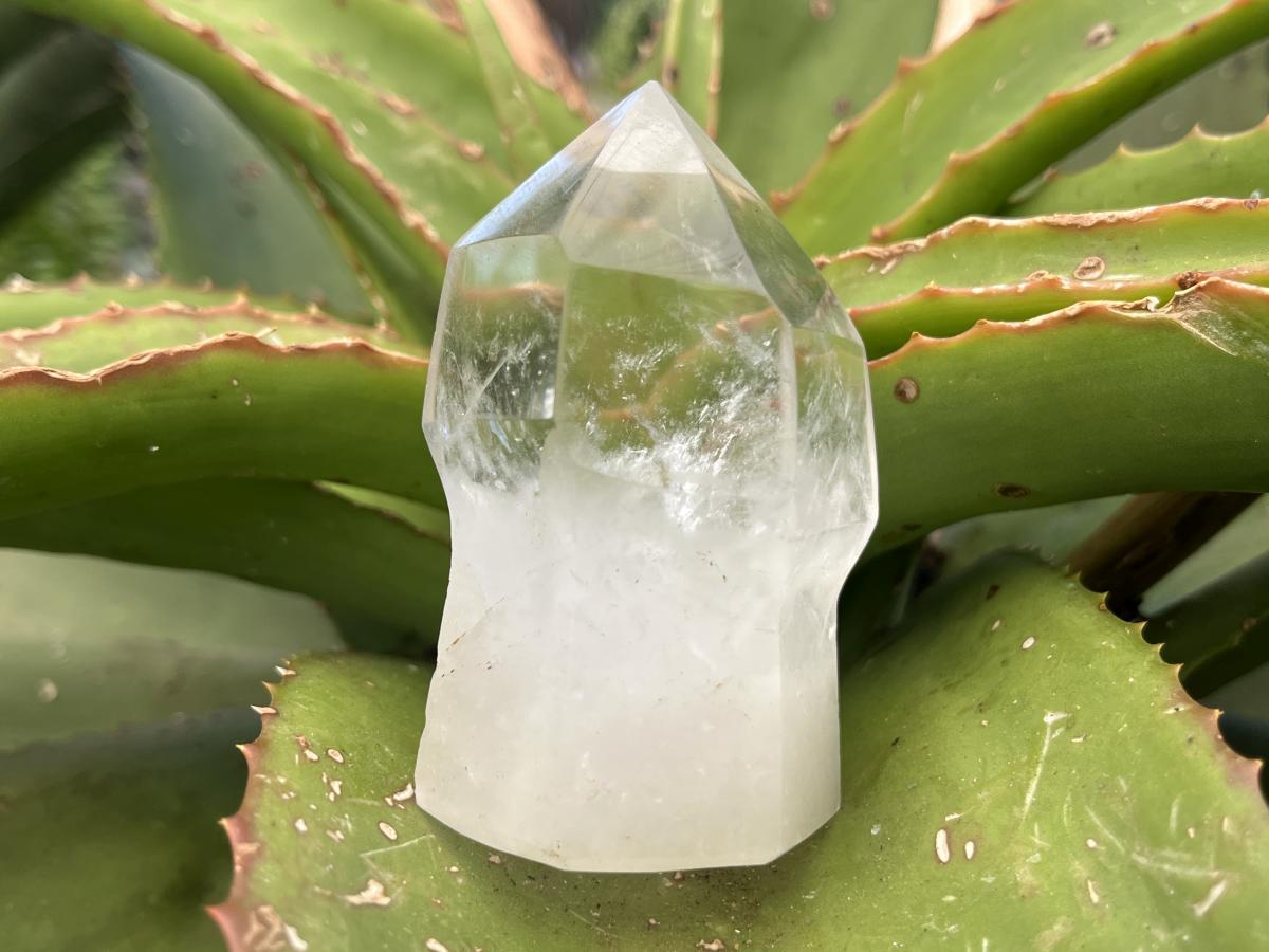 Polished Sceptre Clear Quartz Crystal x 1 From Akansobe, Madagascar