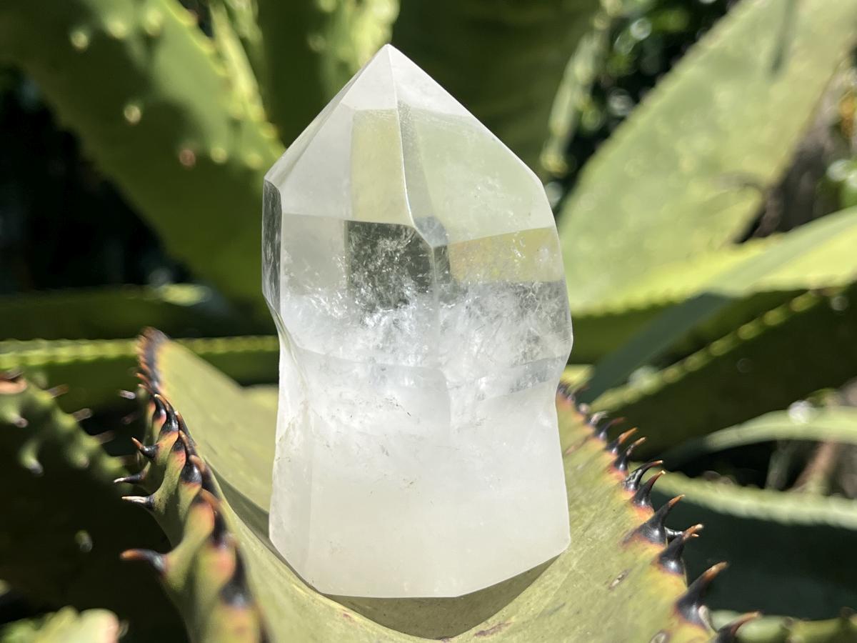 Polished Sceptre Clear Quartz Crystal x 1 From Akansobe, Madagascar