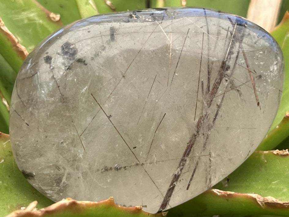 Polished Rare Golden and Copper Rutile Polished Quartz Crystal Free Form x 1 From Madagascar