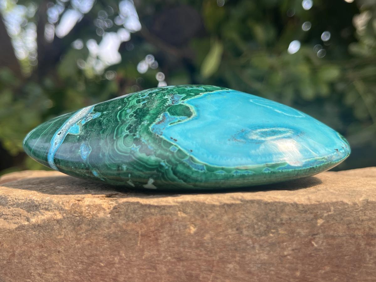 Polished Malacolla Free Form x 1 From Kulukuluku, Congo