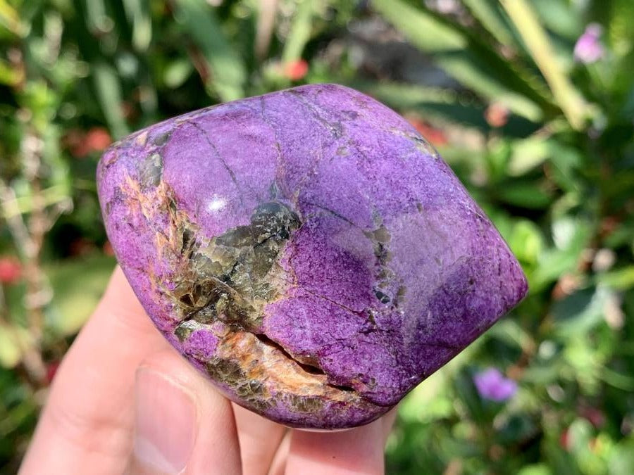 Polished Silky Purple Stichtite Free Form x 1 From Barberton, South Africa