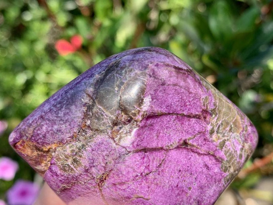 Polished Silky Purple Stichtite Free Form x 1 From Barberton, South Africa